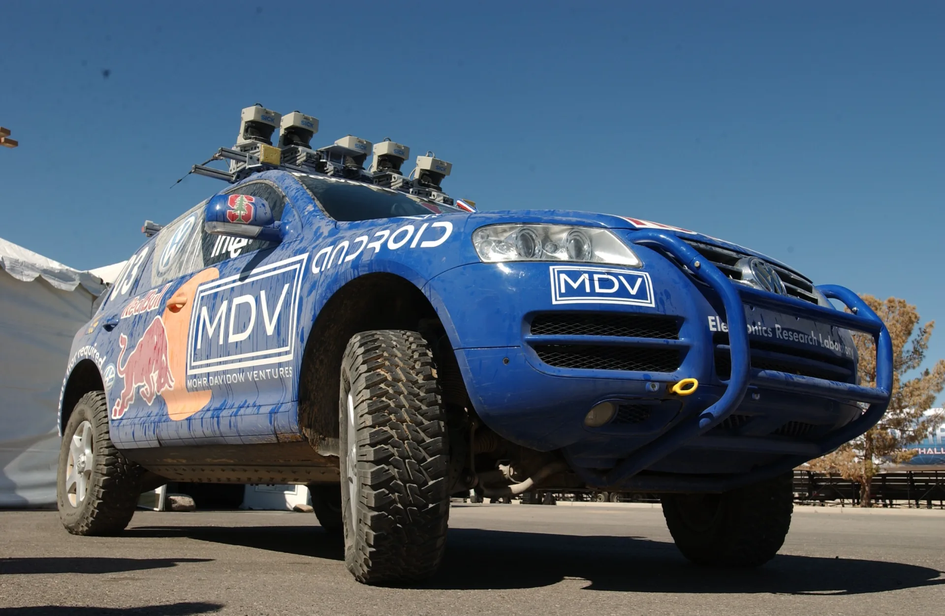 Stanley, the autonomous Volkswagen Touareg that won the 2005 DARPA Grand Challenge