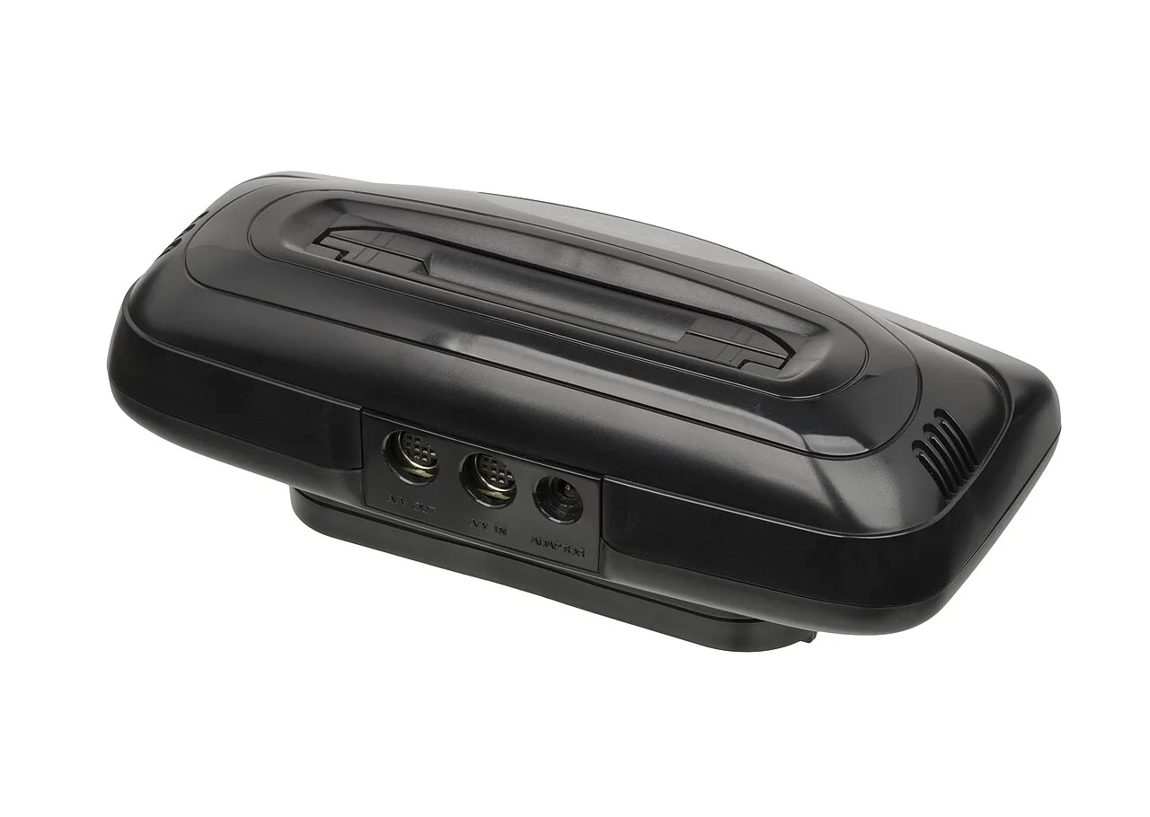 A Sega 32X unit mounted on a Sega Genesis