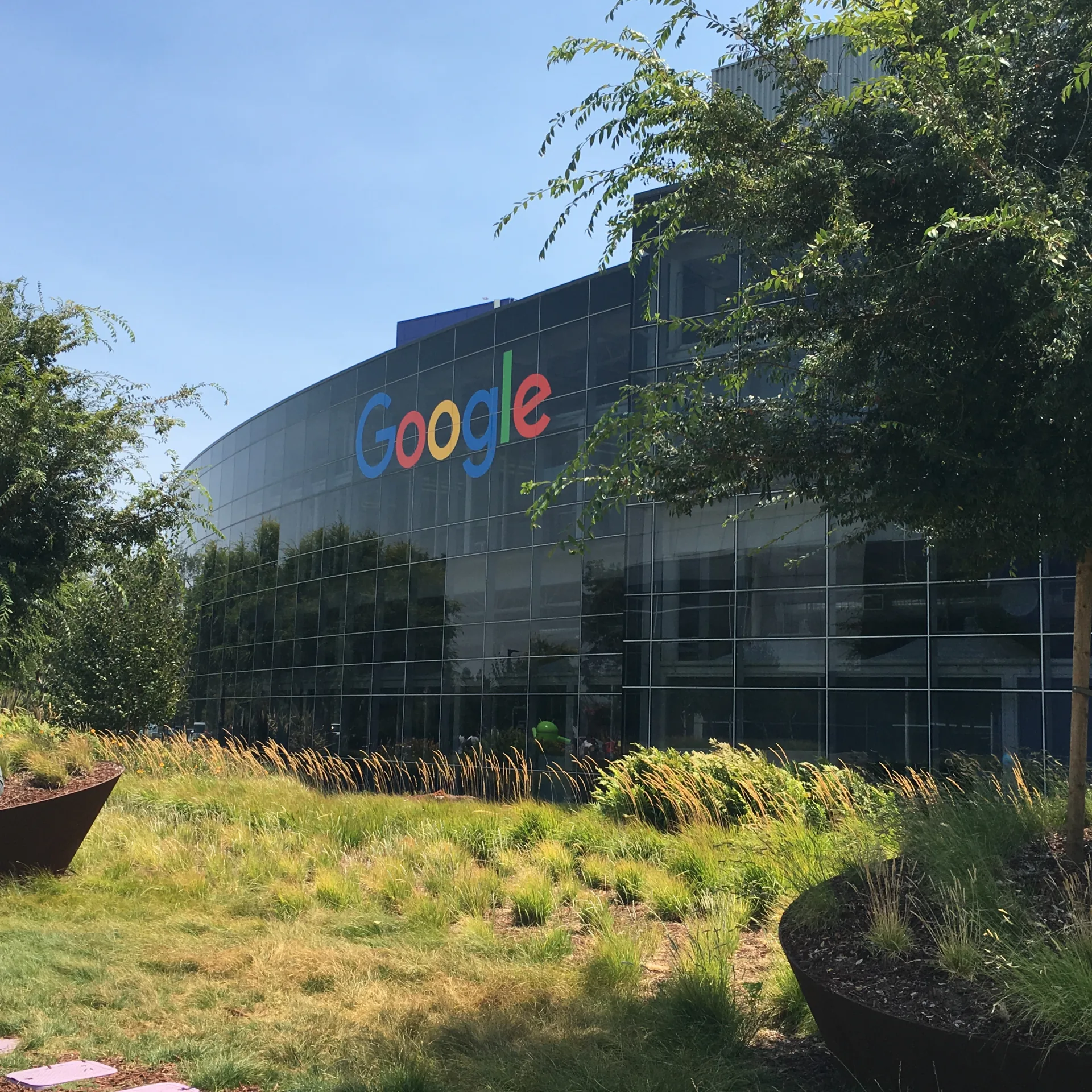 The Googleplex headquarters campus in Mountain View, California